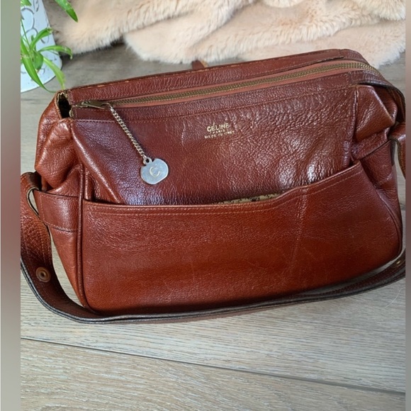 Celine Other - Rare Vintage Celine Tan Leather Men's or Woman’s Messenger Bag